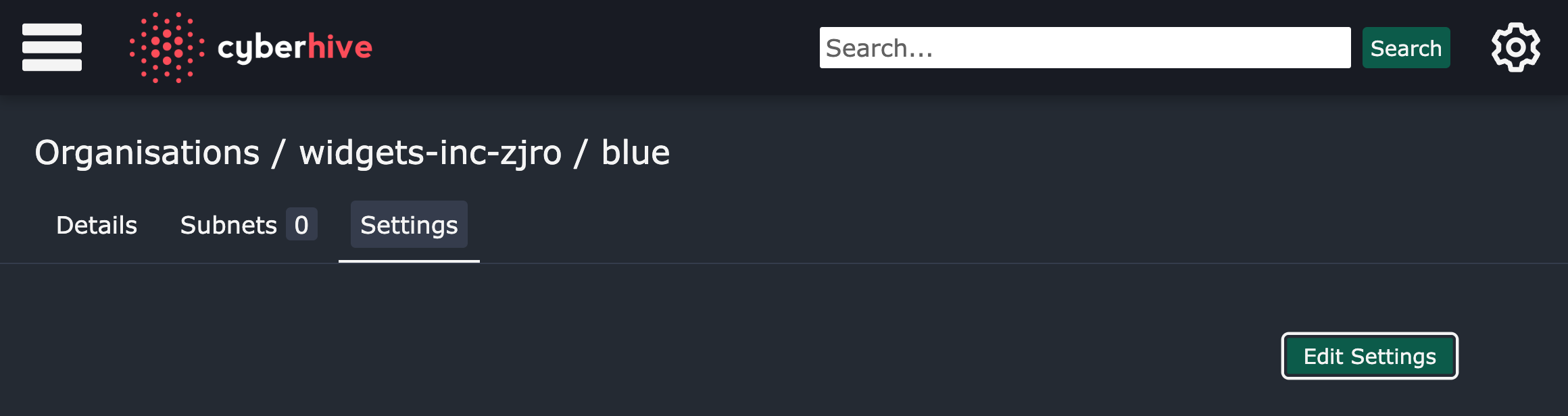 Endpoint settings