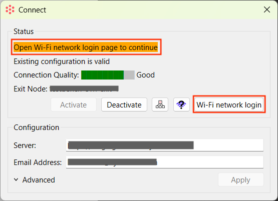 Public Wi-Fi Detected