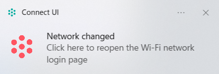 Roaming Notification